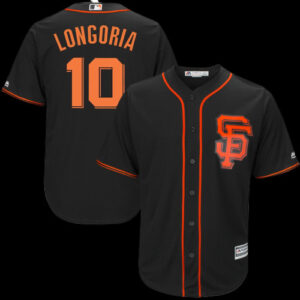 Evan Longoria San Francisco Giants Majestic Alternate Cool Base Player Jersey – Black